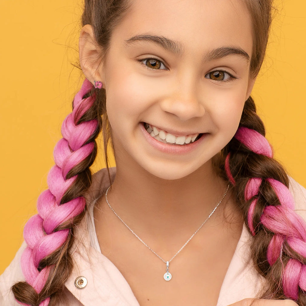 Pink Donut Stud Earrings